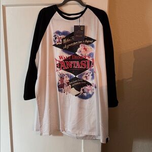 Unisex Disney x CAKEWORTHY 85th Anniversary Fantasia 3/4 Sleeve Tee